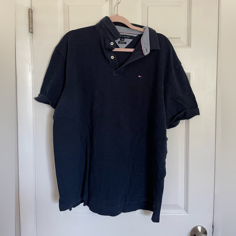 Tommy Hilfiger Men's Dark Blue Polo